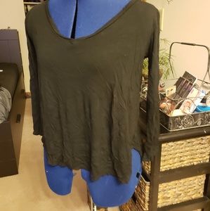 ModCloth - Flowy Black Top